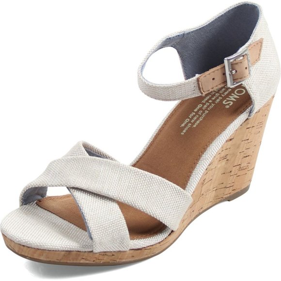 TOMS Sienna Wedge Sandal - Picture 1 of 12